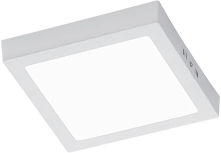 LED Plafondlamp - Plafondverlichting - Trion Zonin - 17W - Warm Wit 3000K - Vierkant - Mat Wit - Aluminium