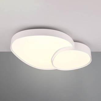LED plafondlamp Rise, wit, 77 x 63 cm, CCT, dimbaar wit mat