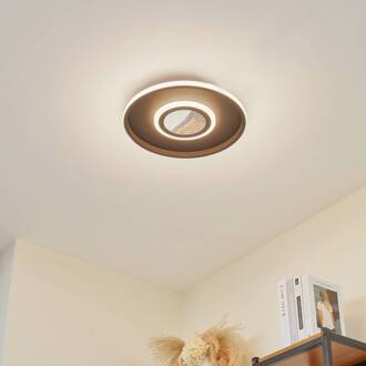 LED plafondlamp Selian, dimbaar, Infinity Tunnel zwart, wit, transparant