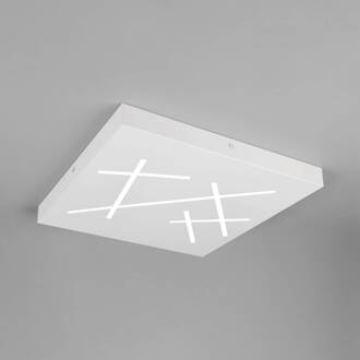 LED plafondlamp Snip, mat wit, lengte 50 cm, metaal, CCT