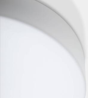 LED plafondlamp Spark Single, DALI, glas, zwart zwart, wit