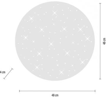 LED plafondlamp Sparkle CCT dimbaar wit Ø 48cm