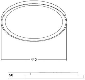 LED plafondlamp Sunny Midi, DALI, 3.000K, zwart