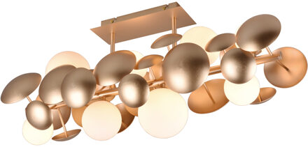 LED Plafondlamp - Trio Select Bubble - 8 Lichtpunten - G9-fitting - Goud - Metaal