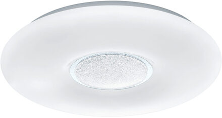 LED Plafondlamp - Trion Ako - 21W - Aanpasbare Kleur - Dimbaar - Afstandsbediening - Rond - Mat Wit