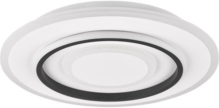 LED Plafondlamp - Trion Gora - 46W - Aanpasbaar kleur - Dimbaar - Rond - Mat Wit - Metaal