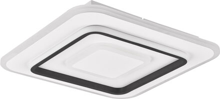 LED Plafondlamp - Trion Gora - 46W - Aanpasbaar kleur - Dimbaar - Vierkant - Mat Wit - Metaal