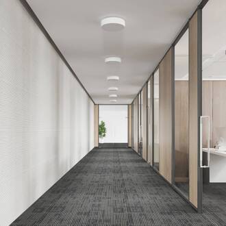 LED plafondlamp Vanida, wit, Ø 40 cm, omhoog/omlaag