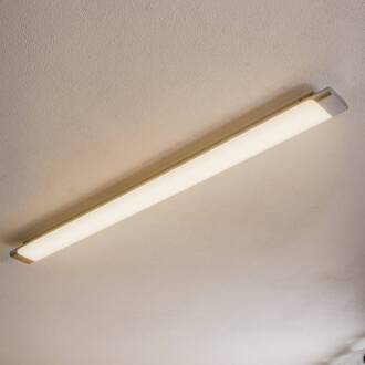 LED plafondlamp Vinca, 120 cm, 3.450 lm, 4.000 K wit, zilver