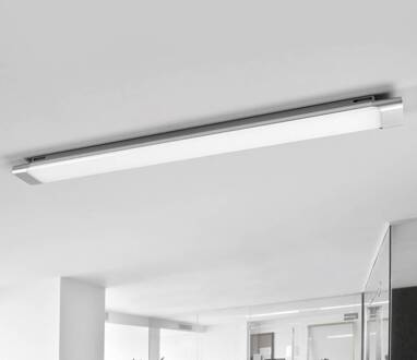 LED plafondlamp Vinca, 90 cm, 2.650 lm, 4.000K wit, zilver