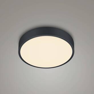 LED plafondlamp Waco, CCT, Ø 31 cm, matzwart zwart mat