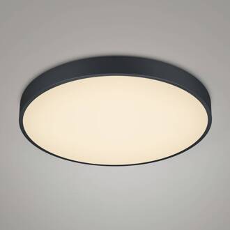 LED plafondlamp Waco, CCT, Ø 49,5 cm, zwart mat