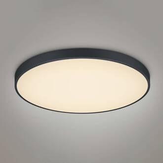 LED plafondlamp Waco, CCT, Ø 75 cm, matzwart zwart mat