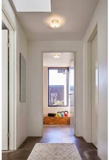 LED plafondlamp wit, grijs, glas, Ø 20 cm wit, ivoor