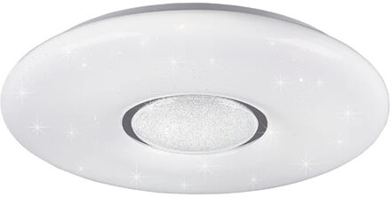 LED Plafondlamp WiZ - Smart LED - Plafondverlichting - Trion Liva - 20W - Aanpasbare Kleur - RGBW - Dimbaar - Rond - Mat Wit