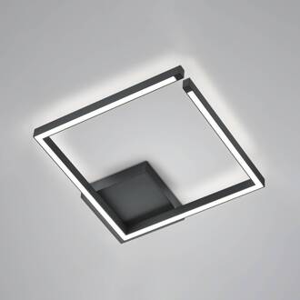 LED plafondlamp Yoko up/down vierkant zwart