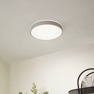 LED plafondlamp Zylo, lichtgrijs, Ø 49 cm, CCT, dimbaar wit, lichtgrijs