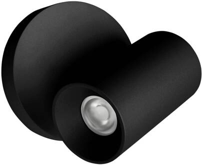 LED plafondspot Bart S, dimbaar, zwart zwart, transparant