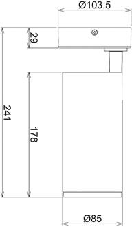 LED plafondspot Lucea, verstelbaar, 20 W wit wit (RAL 9016)