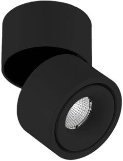 LED plafondspot Rotari, 6.1W, 1-lamp, zwart