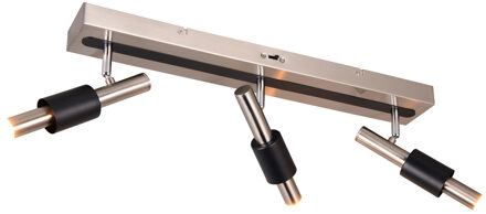 LED Plafondspot - Trio Select Ikaris - 3 Lichtpunten van 4.5 Watt - Dimbaar - Aanpasbare Lichtkleur - IP20 - Mat Nikkel - Metaal Zeer Warm Wit;Warm wit;Natuurlijk wit