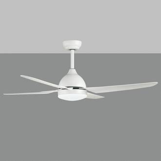 LED plafondventilator Barine met afstandsbediening, CCT wit mat