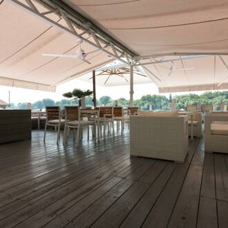 LED plafondventilator Brisa Mini wit DC stil Ø 150 cm CCT