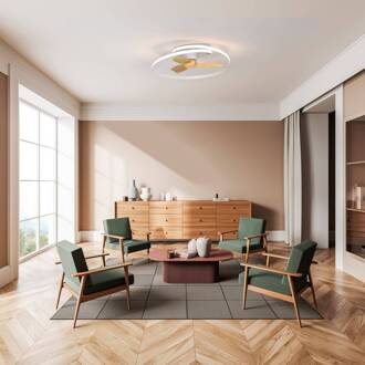 LED plafondventilator Ocean wit/hout DC stil Ø 78 cm CCT wit, hout