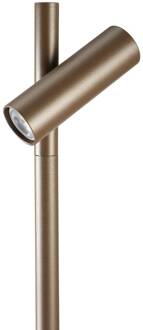 LED prikspot Juncus 1, bruin, 2.700 K