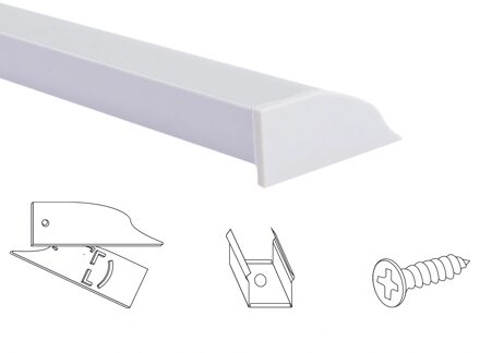 Led profiel 2 meter up light muur profiel