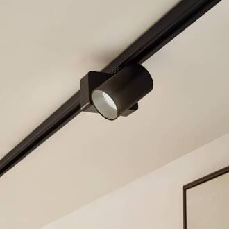 LED railspot Linaro/Brinja, zwart, 1-fase