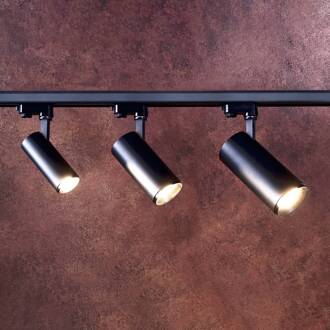 LED-railspot Lucea 3-fasen 20W zwart zwart (RAL 9005)