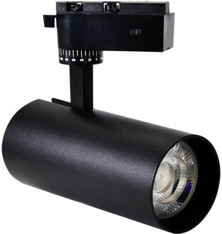 LED Railspot - Track Spot - Kozolux Brem - 1-Fase - 20W 1700lm 24D - Aanpasbare Lichtkleur 3in1 CCT - Zwart Helder/Koud wit;Warm wit;Natuurlijk wit