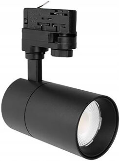 LED Railspot - Track Spot - Prixa Refin - 3-Fase - 20W 1600lm 36D - 830 Warm Wit 3000K - Mat Zwart