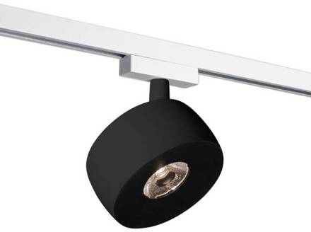LED railspot Vibo Volare 927 zwart/wit 10° mat zwart, adapter wit