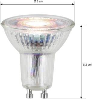 LED reflector GU10 4,5W 3.000K 36° glas