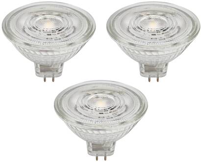 LED reflectorlamp GU5.3 4.9W 500lm 36° helder 827 set van 3 duidelijk