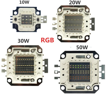 Led RGB Chip High Power Cob lamp 10W 20W 30W 50W 100W 35mli good quality Chip Beads blubs Epistar For DIY Spotlight Flood light