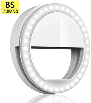 LED Ring Fill Light Portable Mobile Phone Selfie Supplementary Lighting Beauty light Photography Dimmable Light For smart phone