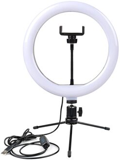 Led Ring Licht Met Stand 10 Inch Mobiele Telefoon Tafel Top Ring Licht Lamp 26Cm