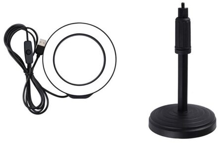 Led Ring Light Dimbare Lamp Fotografie Camera Foto Studio Telefoon Video Ring Lights Camera Accessoires Ringlicht Ring ronde haakje