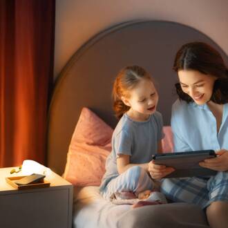 LED schemerlamp Ducky, eend, wit, timer, dimbaar