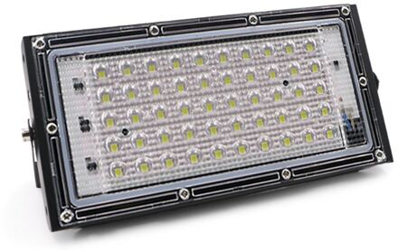 Led Schijnwerper Outdoor Spotlight 50W Muur Wasmachine Lamp Reflector IP65 Waterdichte Verlichting Tuin Rgb Flood Light Ac 220V 240V Cold wit