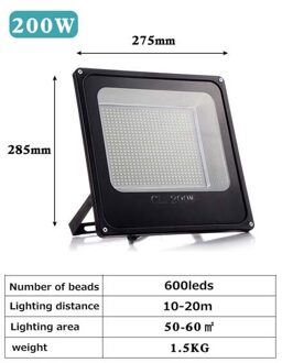 Led Schijnwerper Waterdichte Outdoor Wit Verlichting Astigmatisme Schijnwerper 50W 100W 150W 200W 300W 400W 500W Spotlight Voor Tuin