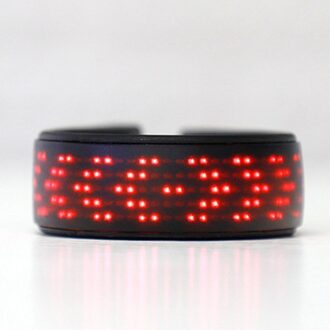 Led Screen Schoen Licht Clip Outdoor Night Running Fietsen Verlichte Schoen Clip THJ99 Rood