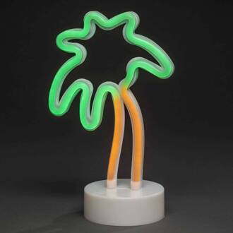 LED sfeerlamp Palme, op batterijen transparant