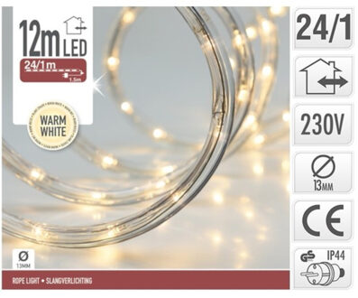 LED slangverlichting - 12 meter - warm wit licht - voor buiten - kerstverlichting