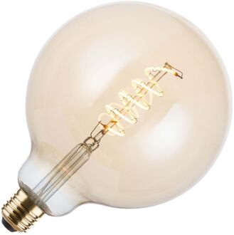 | LED SMD | E27 Fitting | Globelamp | Amberkleurig | G125 | 125mm | 4W
