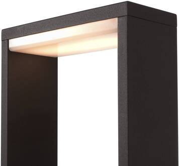 LED sokkellamp Cata IV, hoogte 50 cm antraciet