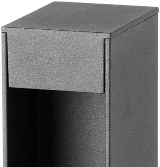 LED sokkellamp Cerler, antraciet, 35 cm, IP65, CCT donkergrijs